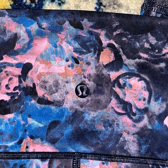 Lululemon If You're Lucky Pant Moody Mirage Bark Berry Deep Navy *no size tag* - Picture 7 of 9